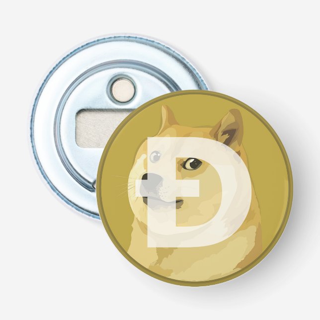 Doge Coin (DOGE) Bottle Opener (Front)