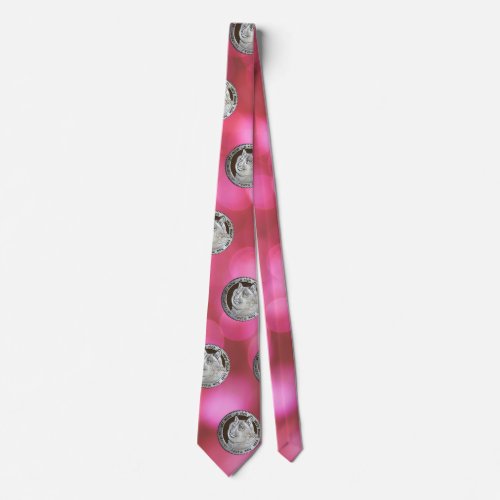 Doge coin neck tie