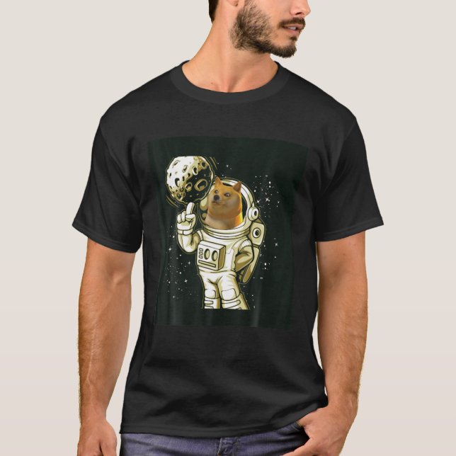 Doge Coin To The Moon T-Shirt (Front)