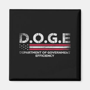 Doge D.o.g.e. Department Of Government Efficiency Magnet