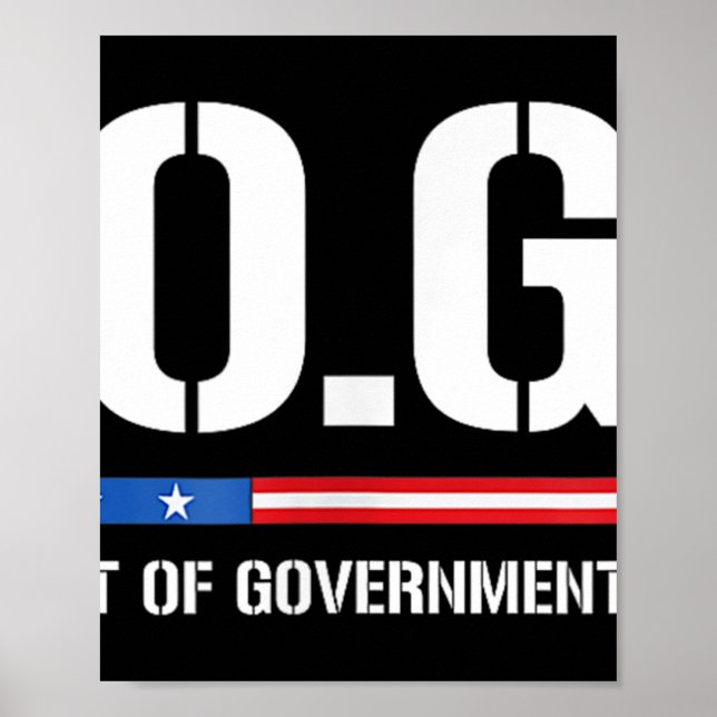 Doge D.o.g.e. Department Of Government Efficiency  Poster (Front)