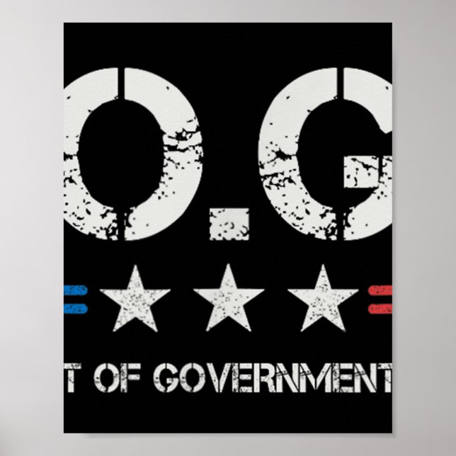 Doge D.o.g.e. Department Of Government Efficiency  Poster (Front)