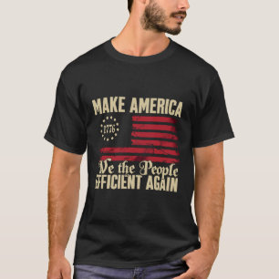 Doge D.o.g.e Make America Efficient Again Trump 20 T-Shirt