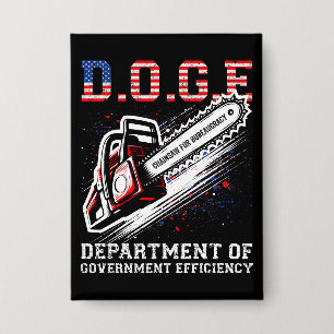 DOGE Department Of Government Efficiency Button