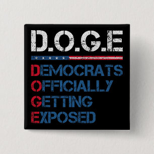 DOGE Department Of Government Efficiency Button