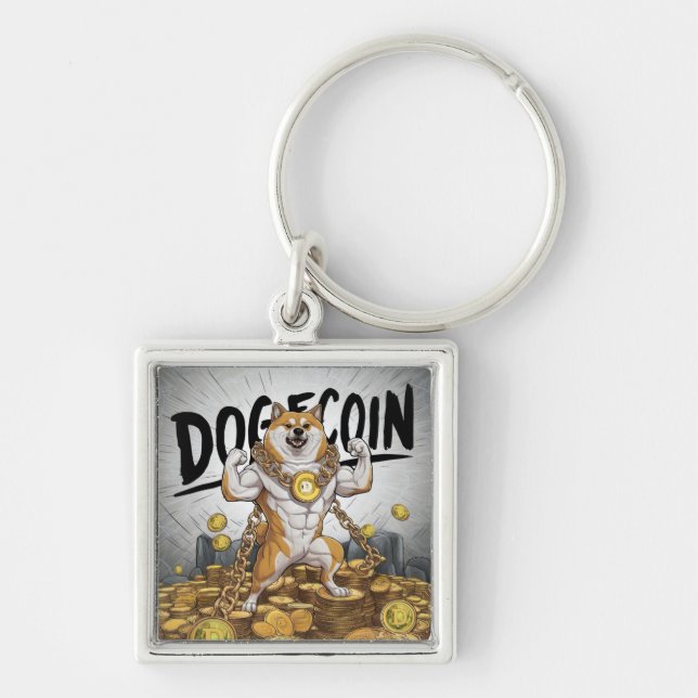 Doge Dog Keychain (Front)