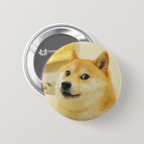 Doge Dog Pin Button