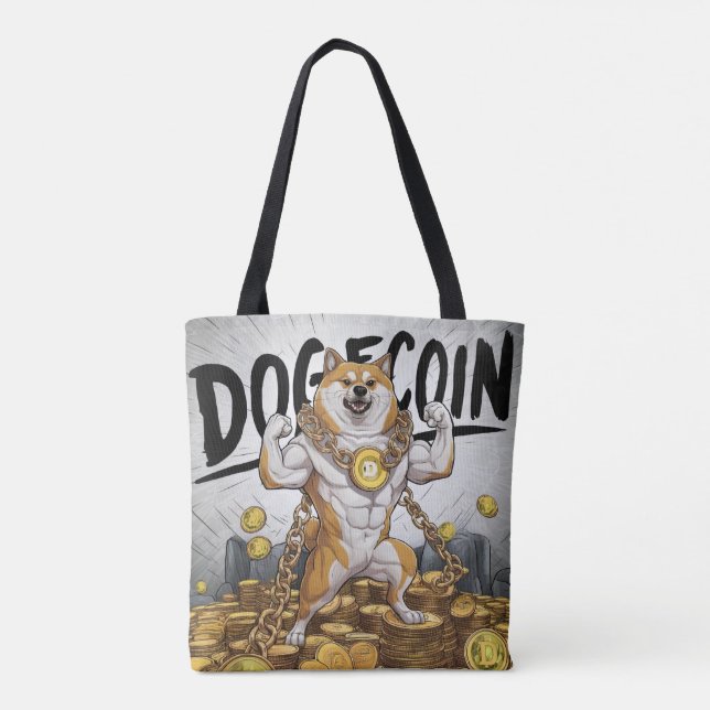 Doge Dog Tote Bag (Back)