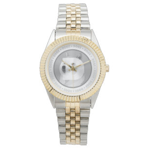 DOGE dogecoin : Silver Watch