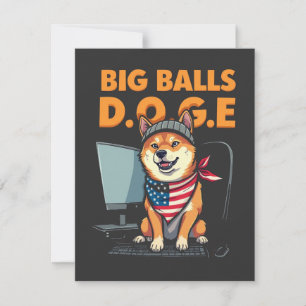 Doge epartment of government Efficiency  Thank You Card