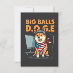 Doge epartment of government Efficiency  Thank You Card