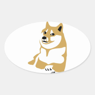 Doge Sticker, Doge dog sticker, Doge meme sticker, Doge crypto, DogeCoin  cryptocurrency sticker, to the moon sticker, trasparente appiccicoso -   Italia