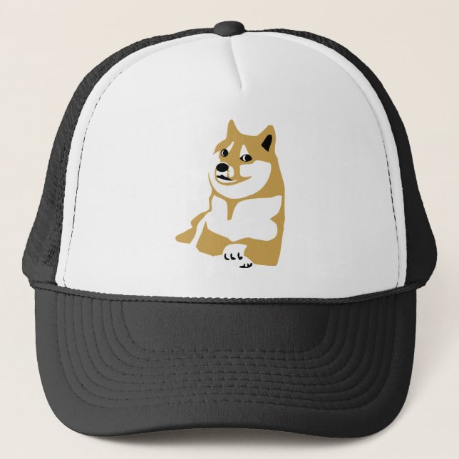 Doge - internet meme trucker hat (Front)