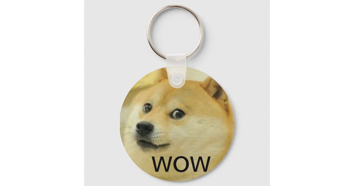  Doge Much Wow Shiba Inu Meme Acrylic Keychain : Clothing, Shoes  & Jewelry