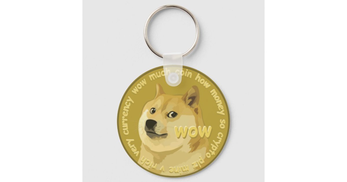  Doge Much Wow Shiba Inu Meme Acrylic Keychain : Clothing, Shoes  & Jewelry