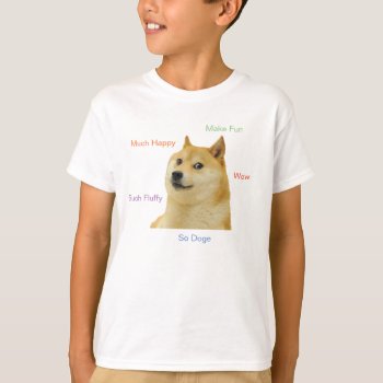 Doge Kids Tee by jawprint at Zazzle