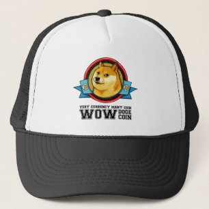 Doge Meme Dogecoin WOW Trucker Hat