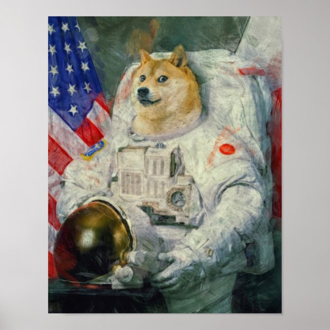 Doge painting version poster (Front)