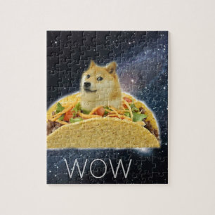 doge space taco meme jigsaw puzzle