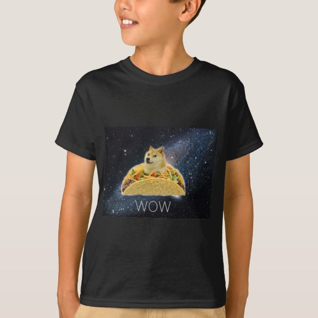 doge space taco meme T-Shirt (Front)