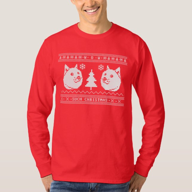 Doge Ugly Christmas Sweater (Front)