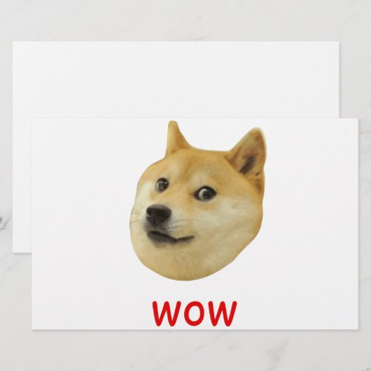 Doge Very Wow Much Dog Such Shiba Shibe Inu (Front/Back)