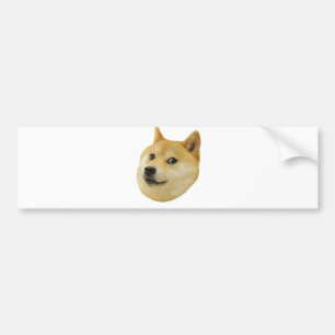 Doge Very Wow Much Dog Such Shiba Shibe Inu Bumper Sticker