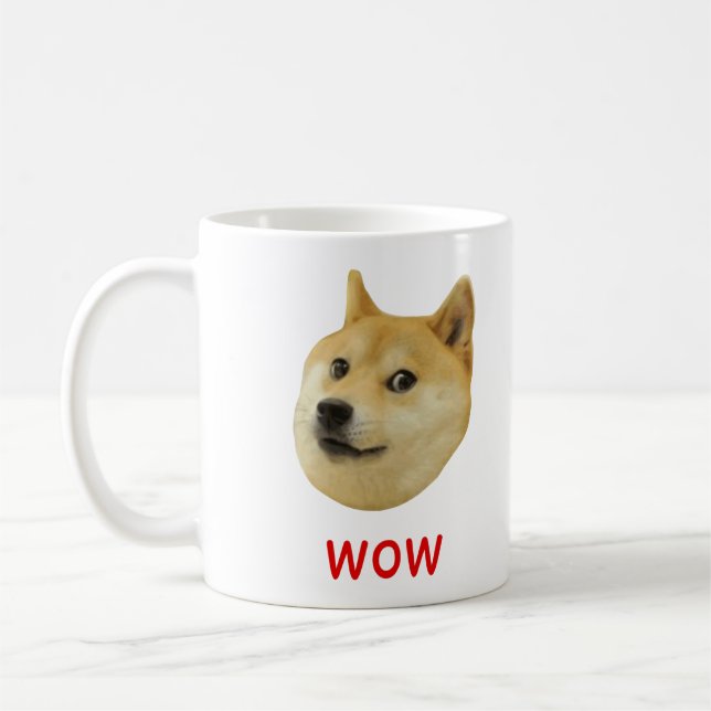 Doge Very Wow Much Dog Such Shiba Shibe Inu Coffee Mug (Left)