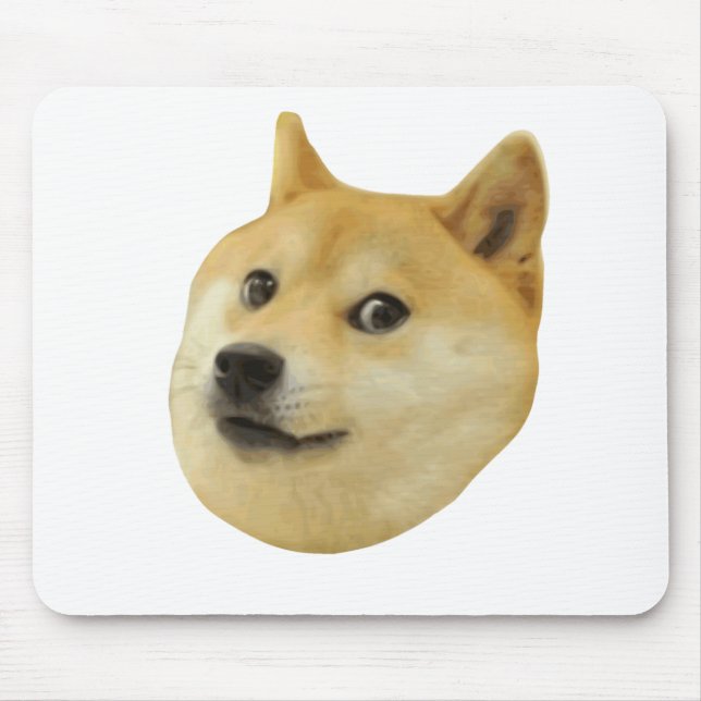 Doge Very Wow Much Dog Such Shiba Shibe Inu Mouse Pad (Front)