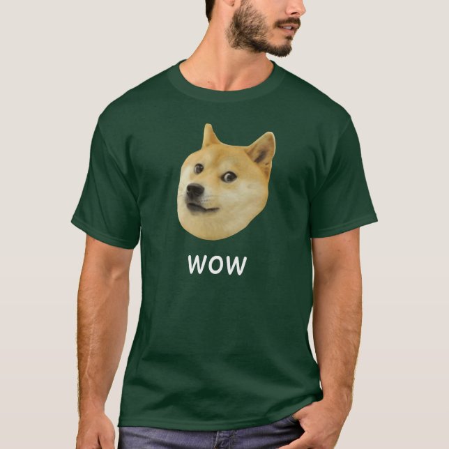 Doge Very Wow Much Dog Such Shiba Shibe Inu T-Shirt (Front)
