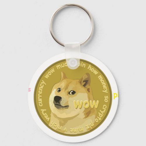 Dogecoin accessories_ The Chatty Shiba Inu Keychain