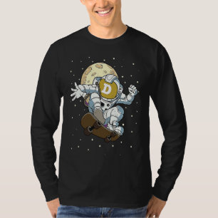 Dogecoin Astronaut Blockchain Dogecoin To The Moo T-Shirt