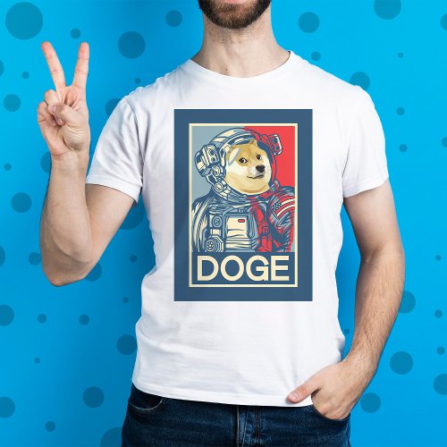 Dogecoin Astronaut Doge To The Moon Crypto Funny T_Shirt