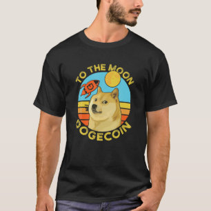 Dogecoin, Crypto, To The Moon Dog, Hodl, Shiba Inu T-Shirt