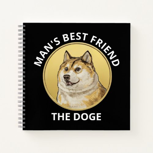 Dogecoin Dog Personalized Notebook