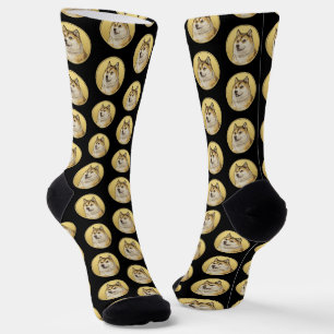 Dogecoin Dog Socks