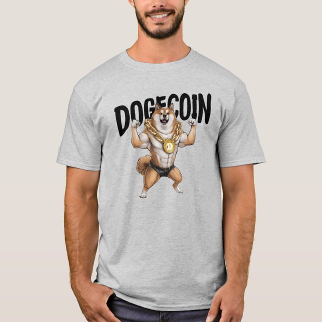 Dogecoin Dog Tshirt (Front)