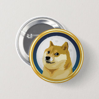 Dogecoin Doge Day 4/20 Stock Market Crypto Funny Button