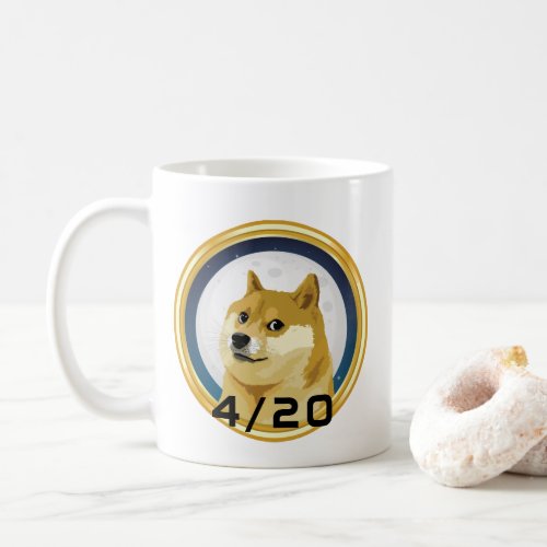 Dogecoin Doge Day 420 Stock Market Crypto Funny Coffee Mug