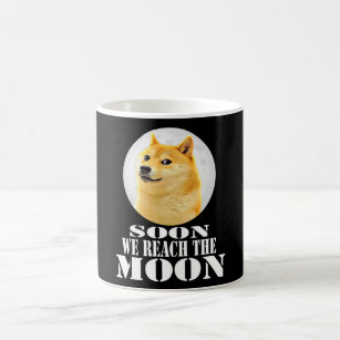 Dogecoin Doge HODL To the Moon Crypto Doge-1 Meme Coffee Mug