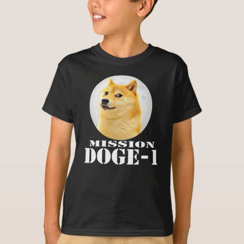 Dogecoin Doge HODL To the Moon Crypto Doge_1 Meme T_Shirt