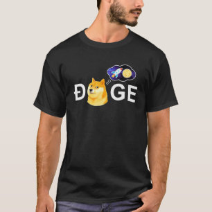 Dogecoin Doge Hodl To The Moon Crypto Meme Dream T-Shirt