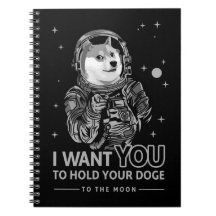 Dogecoin Doge I Want You To The Moon Crypto Funny