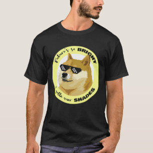 Dogecoin Future Sunglasses Stock Market Crypto T-Shirt