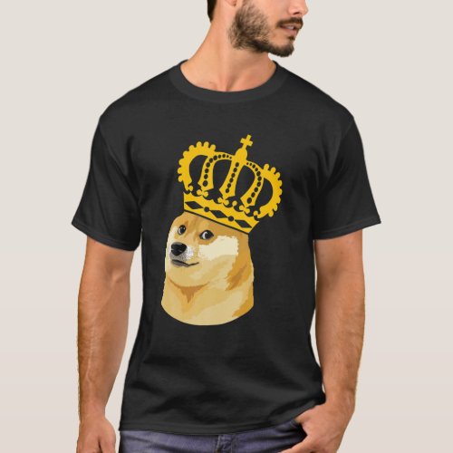 Dogecoin Gifts Doge Meme Much Coin T_Shirt