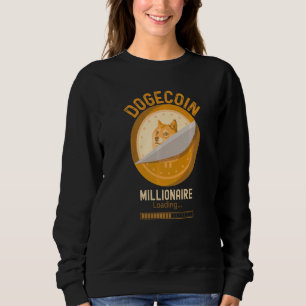 Dogecoin Millionaire Loading Crypto Cryptocurrency Sweatshirt