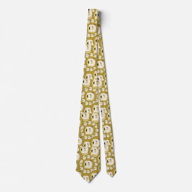 Dogecoin Multi -Logo Tie (Front)