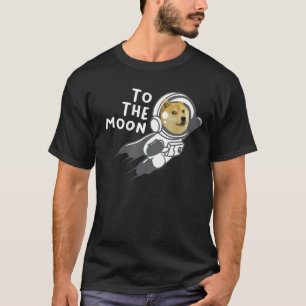 Dogecoin to the Moon Shirt, Hodl Doge Coin Crypto T-Shirt