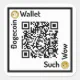 Dogecoin Wallet QR Code Square Sticker | Zazzle