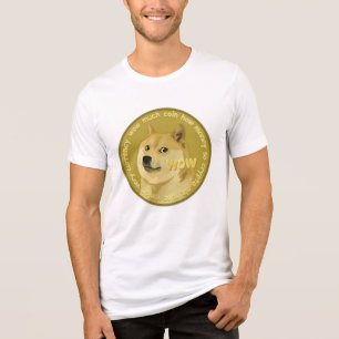 Dogecoin Wow Doge Coin Very Much Crypto Currency Tri-Blend Shirt